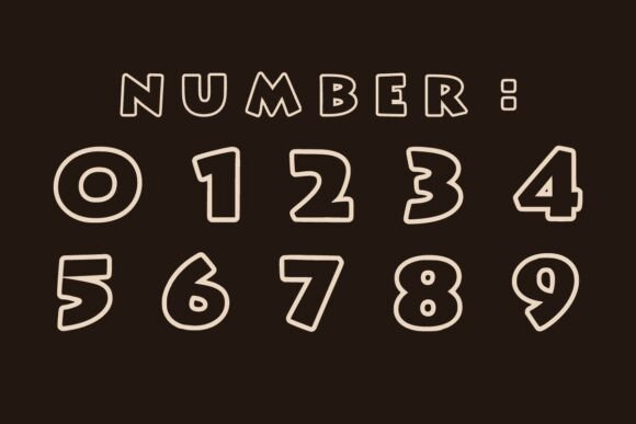 Creative Outline Font - Preview 3