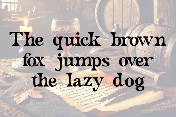 Drunken Poet Font - Preview 2