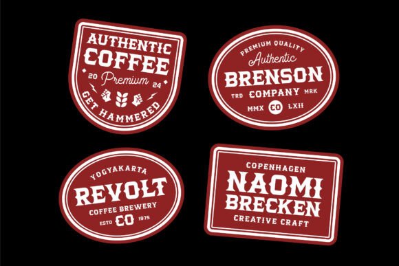 Gabriel Briston Font PNG with transparent background - Preview 4