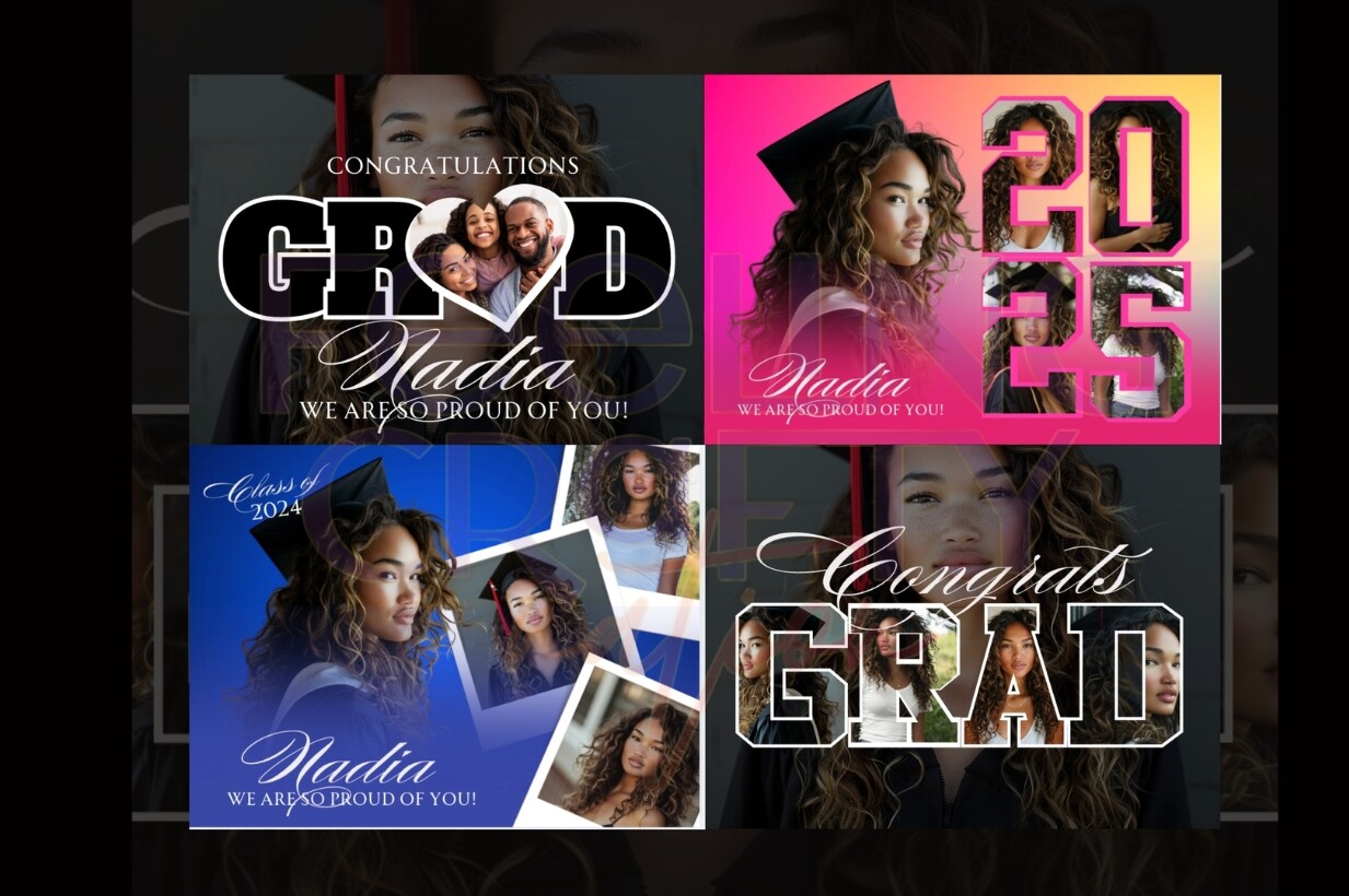Grad Poster Template