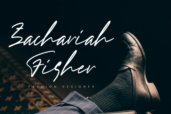 Hidzena Signature Font PNG with transparent background - Preview 6