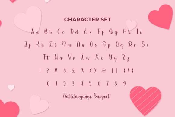 Love Painter Font PNG with transparent background - Preview 4