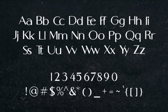 Mystic Elegance Font PNG with transparent background - Preview 1