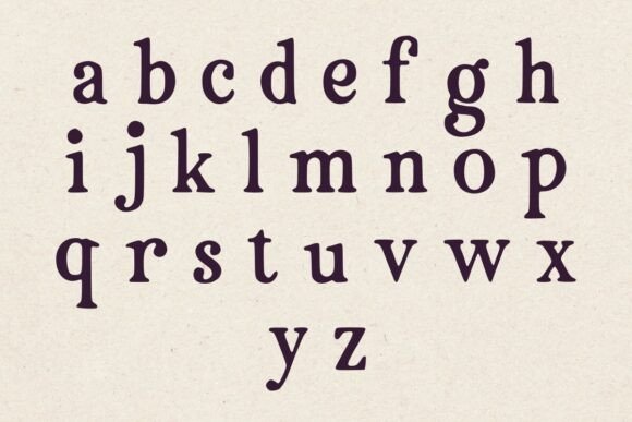 Regency Serif Font PNG with transparent background - Preview 4