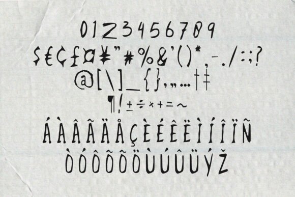 Sapiens Ghoster Font PNG with transparent background - Preview 6