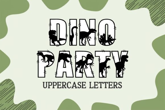 Ab Dinosaur Duo Font - Preview 1