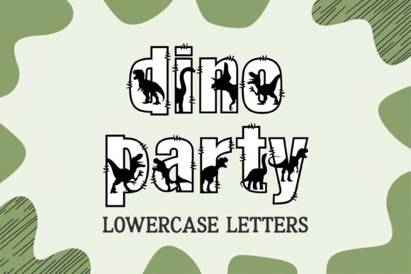 Ab Dinosaur Duo Font - Preview 2