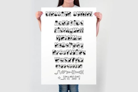 Ab Dinosaur Duo Font - Preview 4
