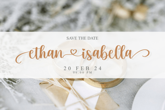 Bellapink Font PNG with transparent background - Preview 5