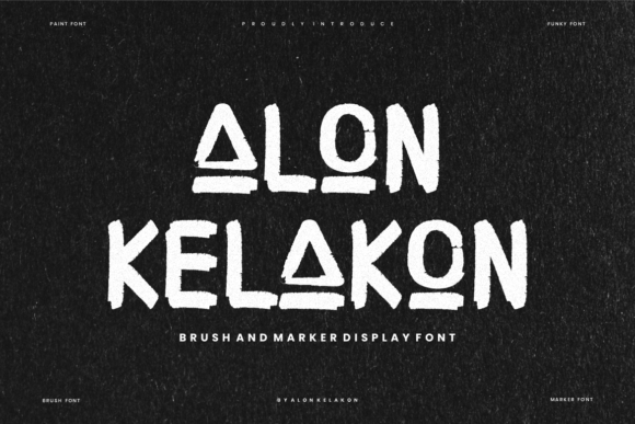 Broken Marker Font - Preview 1