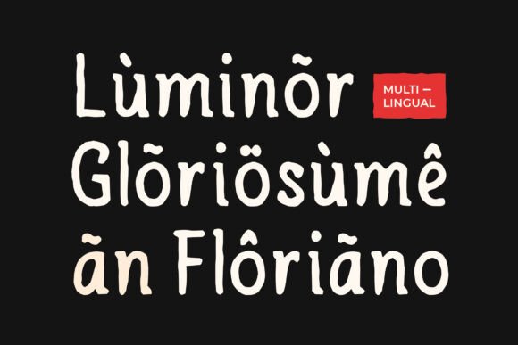 Bronight Font PNG with transparent background - Preview 2