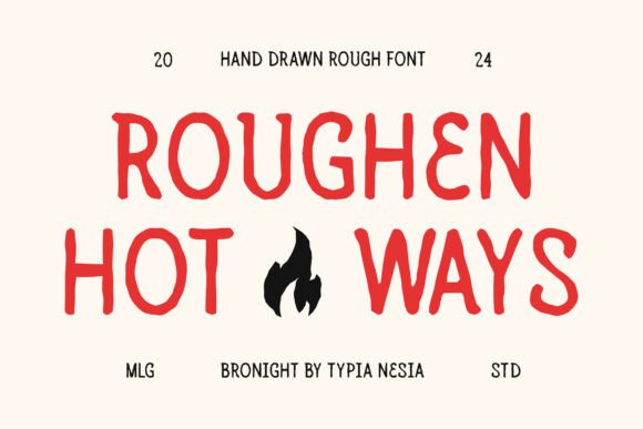 Bronight Font PNG with transparent background - Preview 3