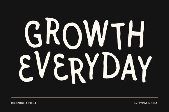 Bronight Font PNG with transparent background - Preview 5