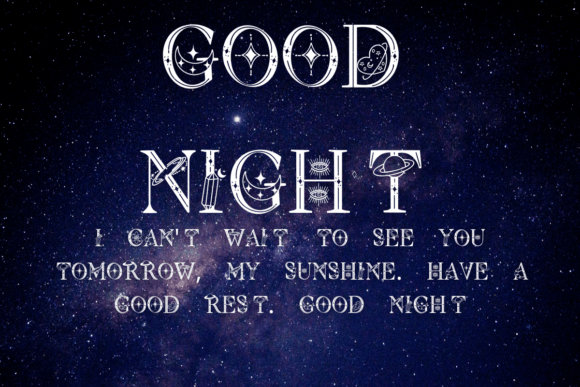 Comic Night Font - Preview 3