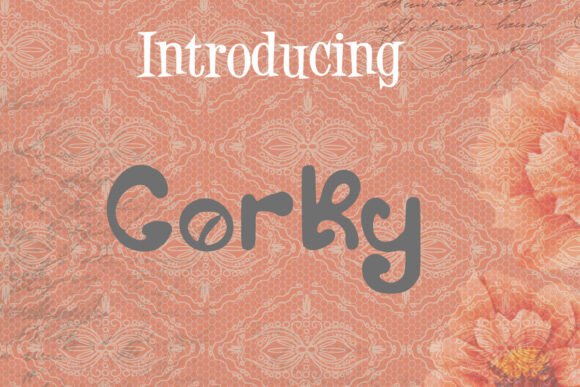 Corky Font - Preview 1