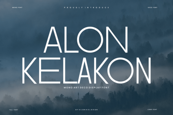 Deco Qenzor Font - Preview 1