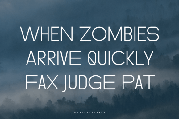 Deco Qenzor Font - Preview 3