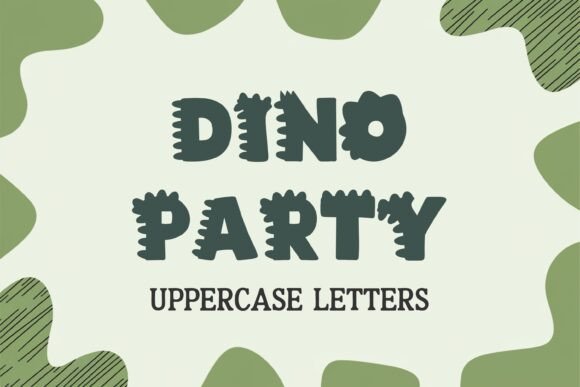Dino Tracks Font - Preview 6