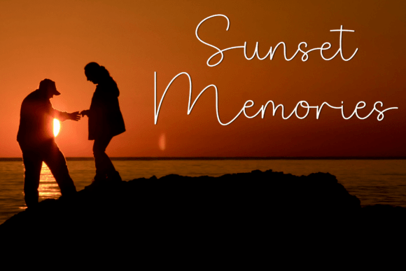 Easter Signature Font PNG with transparent background - Preview 1