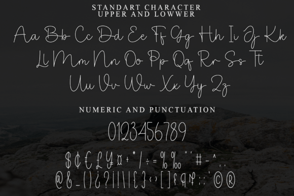 Easter Signature Font PNG with transparent background - Preview 6