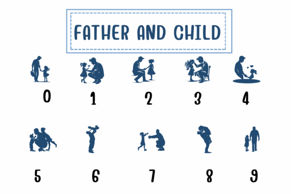 Father and Child Font - Preview 3
