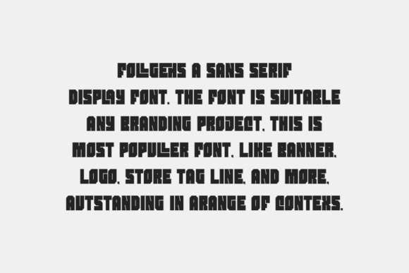 Follgehs Font PNG with transparent background - Preview 1
