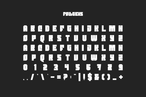 Follgehs Font PNG with transparent background - Preview 2