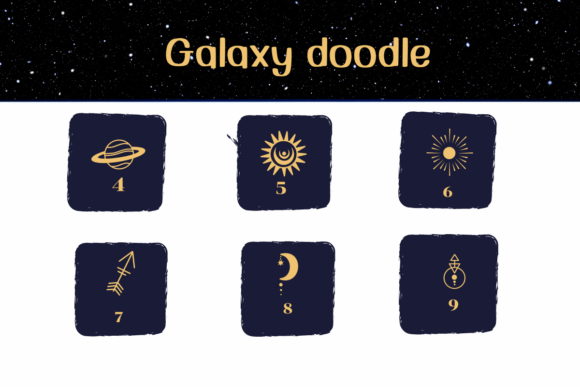 Galaxy Doodle Font - Preview 3