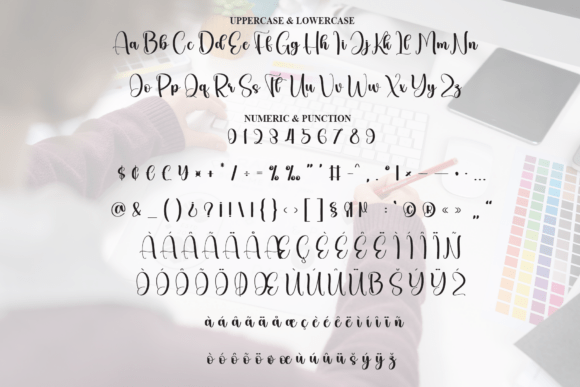 Hello Designer Font PNG with transparent background - Preview 6