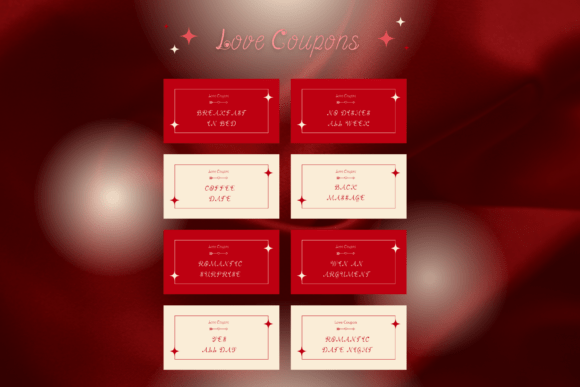Love Dimension Font PNG with transparent background - Preview 5
