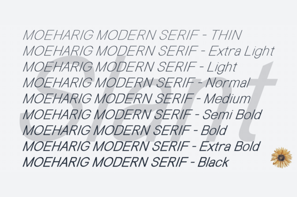 Moeharig Font PNG with transparent background - Preview 1