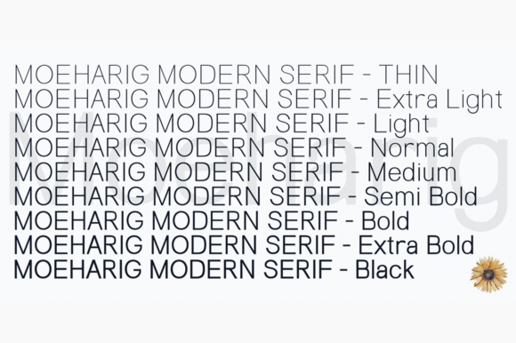Moeharig Font PNG with transparent background - Preview 3