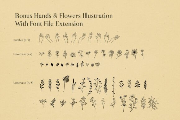 Natural Comforts Font PNG with transparent background - Preview 6
