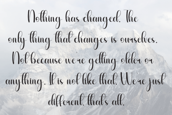 New Grandma Font PNG with transparent background - Preview 5