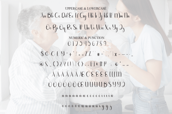 New Grandma Font PNG with transparent background - Preview 6