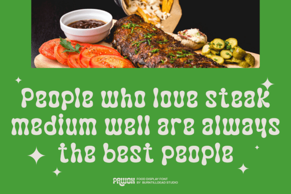 Pawon Font PNG with transparent background - Preview 3