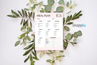Free Printable Weekly Meal Planner Pdf Graphic by SnapyBiz · Creative ...