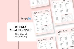 Free Printable Weekly Meal Planner Pdf Graphic by SnapyBiz · Creative ...