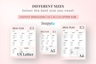 Free Printable Weekly Meal Planner Pdf Graphic by SnapyBiz · Creative ...