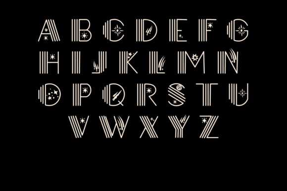 Galaxy Font - Preview 1