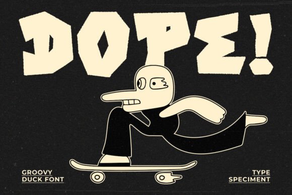 Groovy Duck Font - Preview 6