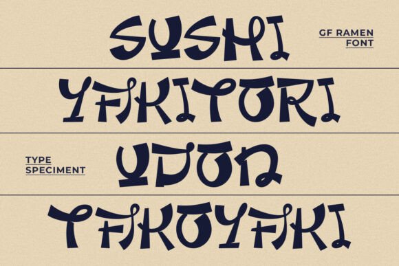 Groovy Ramen Font - Preview 4