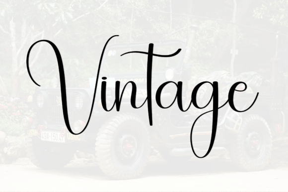 Jungle Vintage Font PNG with transparent background - Preview 6