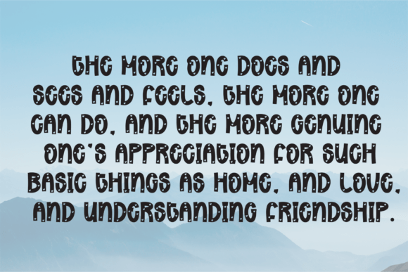 Lovely Teacher Font font preview - 5