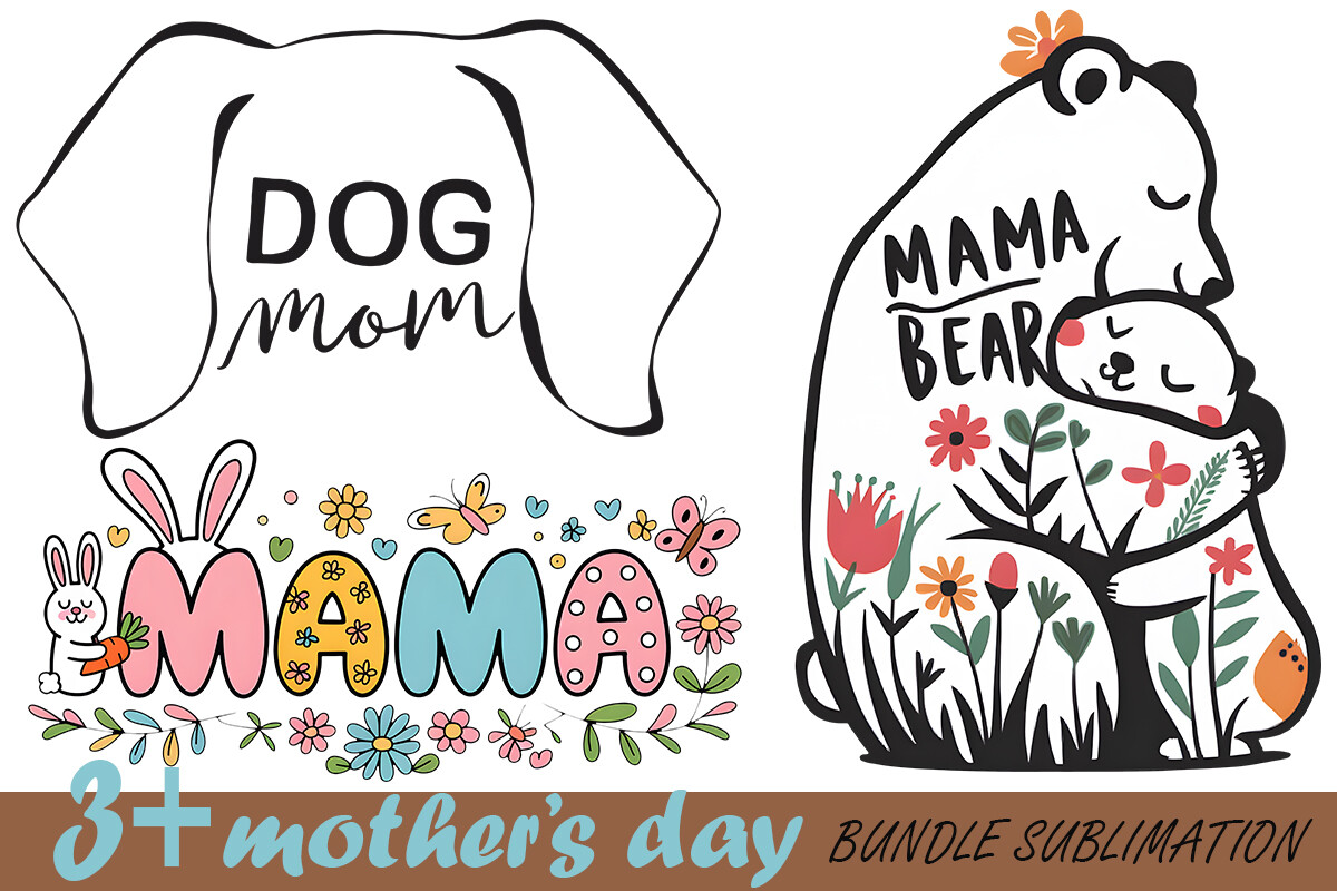 Mother Day Bundle Sublimation Graphic by linhlinhdesign · Creative Fabrica
