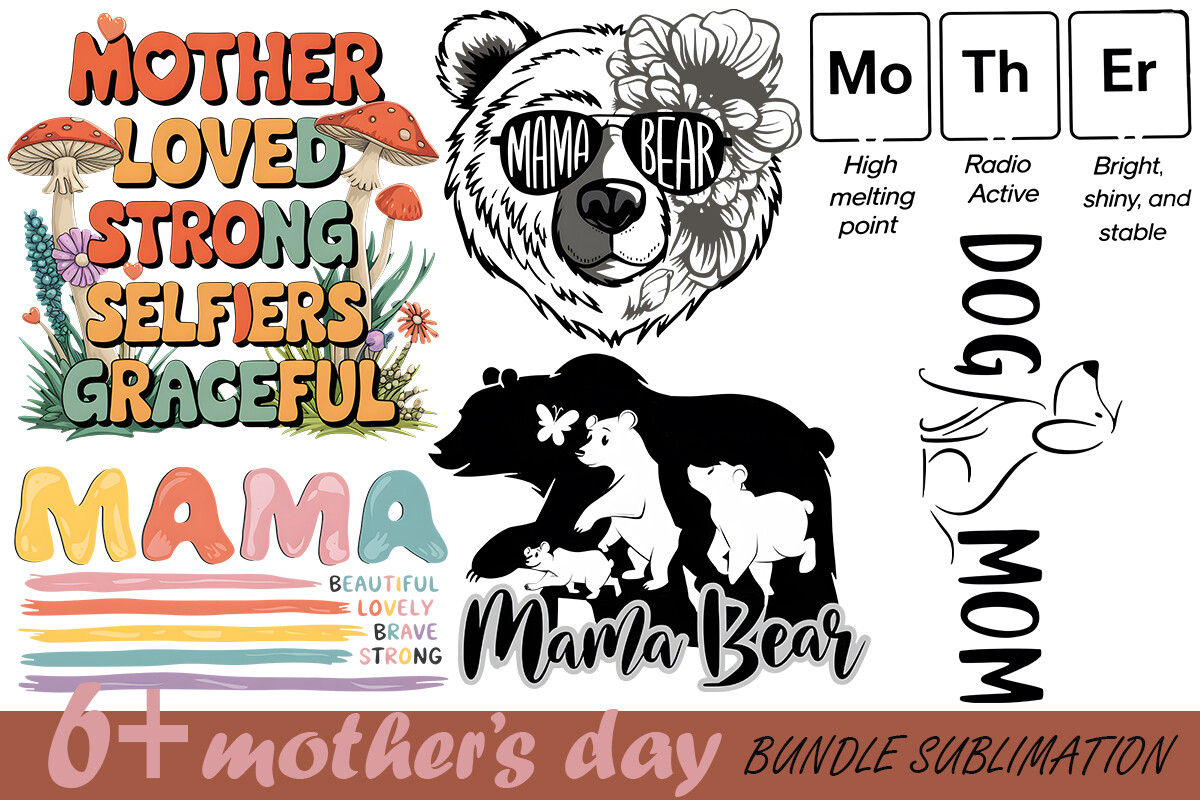 Mother Day Bundle Sublimation Graphic by linhlinhdesign · Creative Fabrica