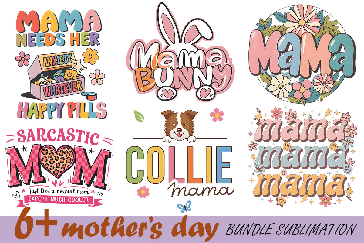 Mother Day Bundle Sublimation Graphic by linhlinhdesign · Creative Fabrica