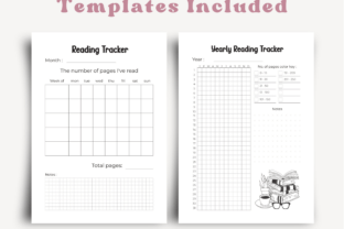 Printable Reading Tracker Monthly Yearly Graphic by CozyNest Studio ...