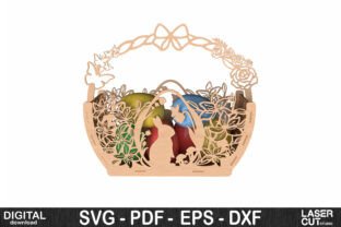 Easter Basket Bundle - Laser Cut SVG · Creative Fabrica