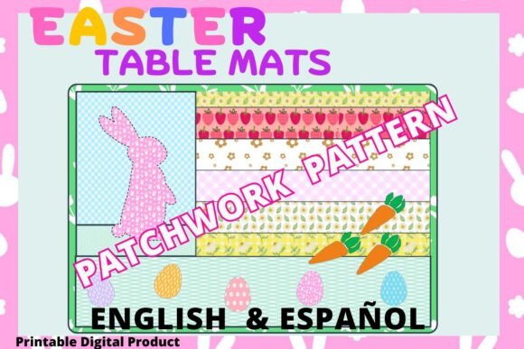 Easter Table Mat Patchwork Pattern